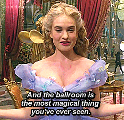 cindrerella:  Lily James talks about filming the ballroom scene.