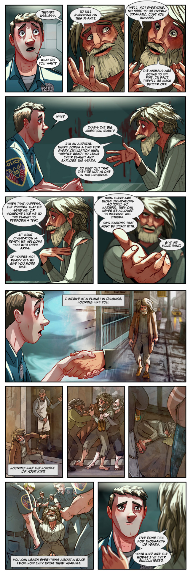 elcomics:  Hi friends. This is our new comics TEST. This one means a lot to us and