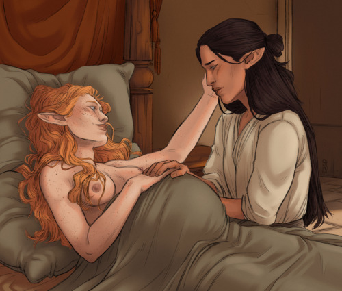busymagpie:Whoever said that Feanor would be worried sick throughout Nerdanel’s first pregnanc