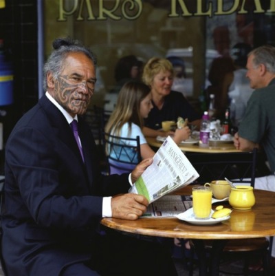 Badass Level: Tattoo-faced Maori Businessman - Imgur
http://imgur.com/LfaY5