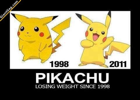 giantgag:  Pikachu Losing WeightClick the pic to see full content!Follow :@GiantGag