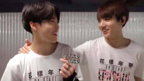 armynochuu9798: “the staff said he never saw jimin and jungkook seperated backstage..”  