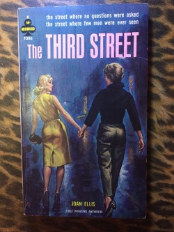 persistentlyfem:  “the third street” is a lucky find whether for a contemporary collector/archivist or for the lesbians who lived at the time of its publishing: 1964 an obvious, if still conservative, example of a butch-fem couple, this simple and