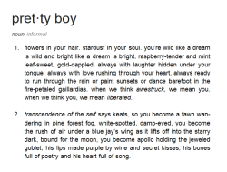 Boykeats: Dictionary Poem Xiv By Keaton St. James Antimatterprince Thanks For The