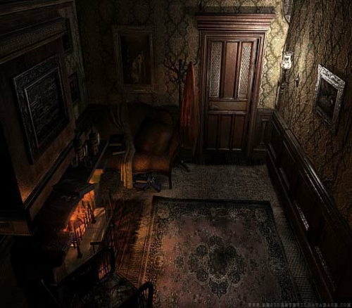 Resident Evil REmake pre-rendered backgrounds