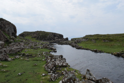 on-misty-mountains:Walk to Loch na h-Airde, where Vikings used to haul their boats in, and view on S