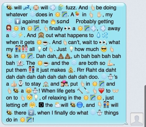 frickfractals:asisfanpage:dreams-of-a-disney-wonderland: Frozen Song Lyrics Reenacted in Emojis :)In