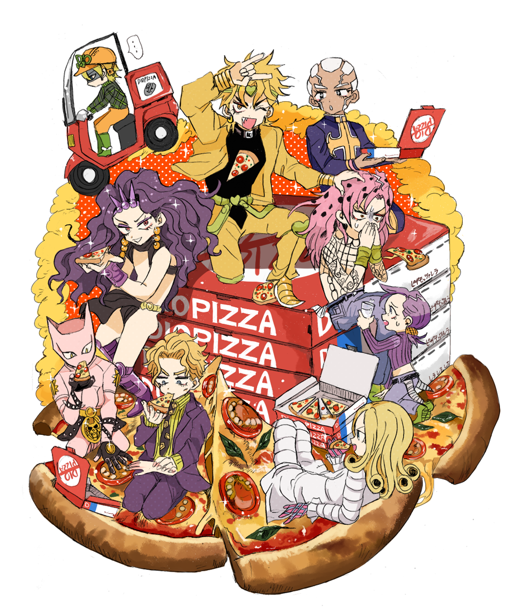 custardcapsule:  こちらDIOピザ〜★ | †┏┛NKRS┗┓† [pixiv]  