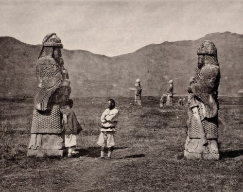  The Ming Tombs in Nanjing, China, circa 1869.