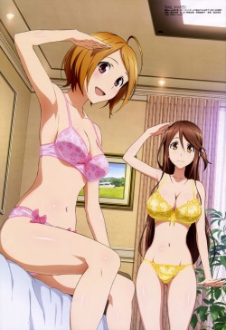 dai709:  bra cleavage iida nana imuta kei pantsu rail wars! sasshou mari | yande.re