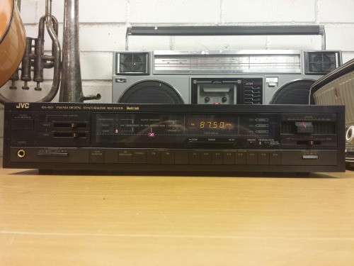 JVC RX-150 FM/AM Digital Synthesizer Receiver, 1987