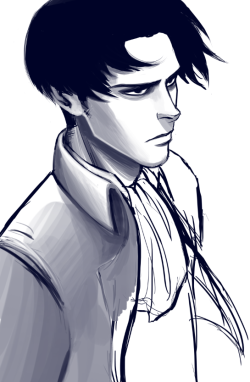 georg-ee:  just a sketch that i will finish later levi u are my lifeblood 