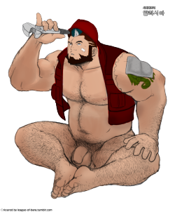 league-of-bara:  도일야짤 – by  중력자병1신 (Colour by League of Bara) 