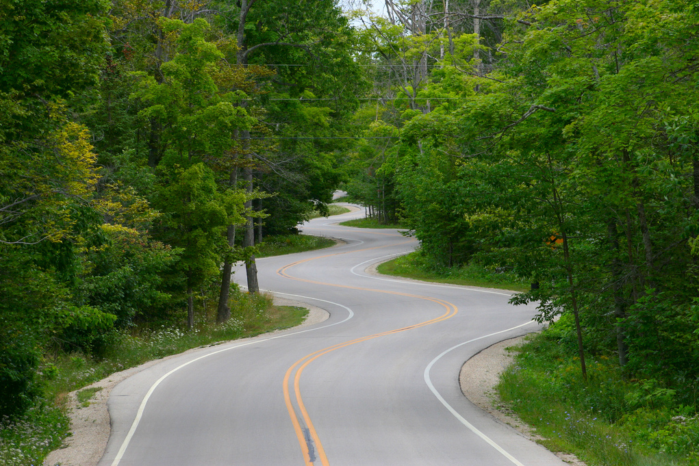 nubbsgalore:  the long and winding road. and by winding, i mean literally the world’s