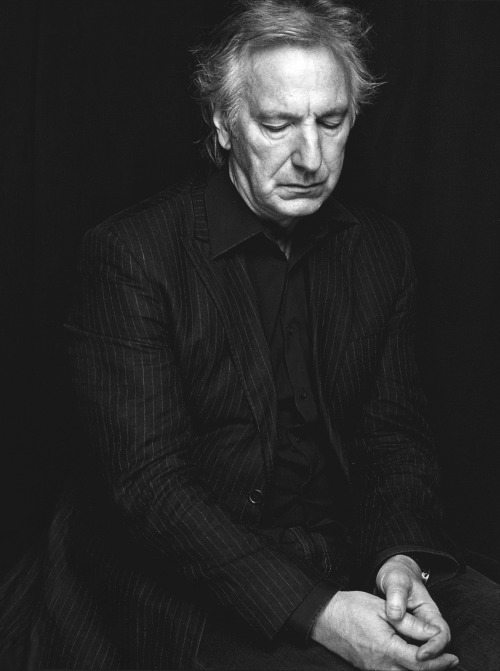 alan rickman (1946-2016) ”It would be wonderful to think that the future is unknown and sort o