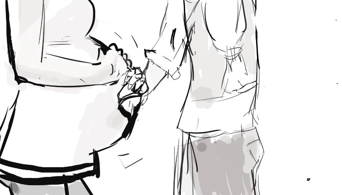thesunnychan:  Even as Sakura is about to go into labor, Sauce still makes sure to