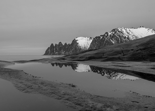 ingor:
“ Okshornan X 2 (Shot from Tungeneset, Senja, Norway - mono edit) (Explored at # 2) by Bhalalhaika on Flickr.
”