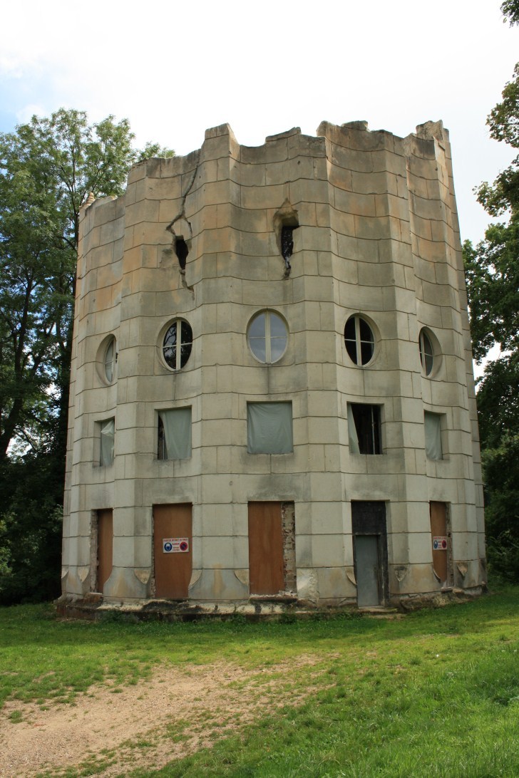 abandoned-playgrounds:  The Tartar Tent, the Gothic Church, Temple to the God Pan,