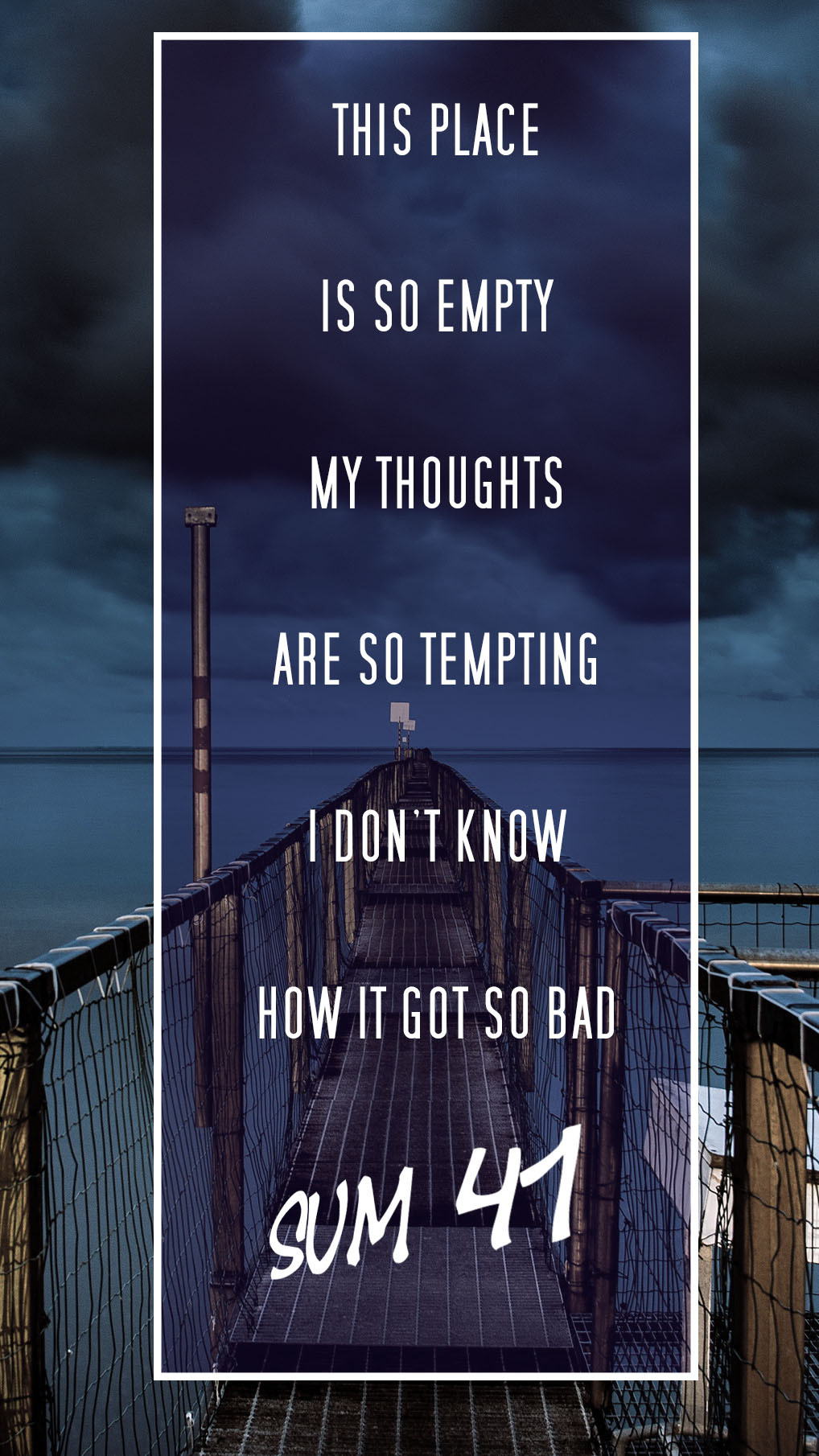 Pop Punk Lyrics — Sum 41 // Pieces