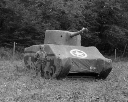 spooks-a-lot:The Ghost Army was a United States Army tactical deception unit during World War II o
