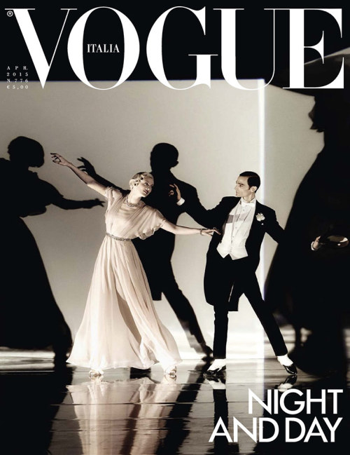 highfashionhautecouture:  Karen Elson & Christopher Niquet by Steven Meisel for Vogue Italia April 2015         
