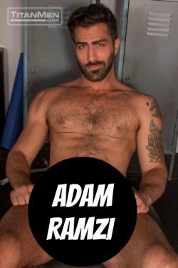 ADAM RAMZI at TitanMen - CLICK THIS TEXT to see the NSFW original.  More men here: http://bit.ly/adultvideomen