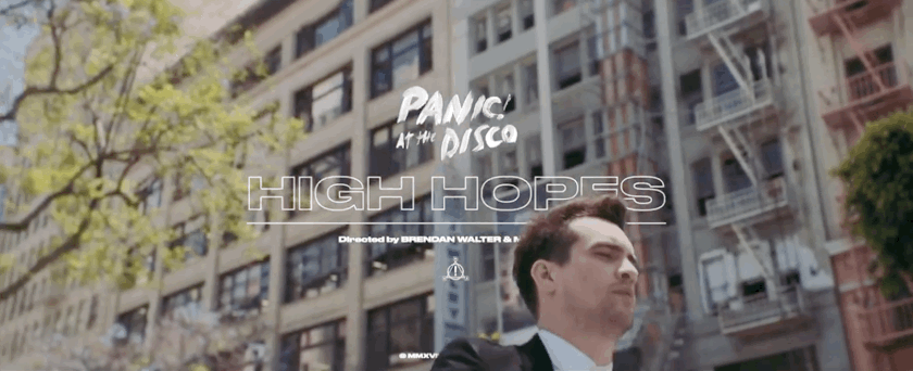 Damn Brendon High Hopes Music Video We Are So Proud Of You