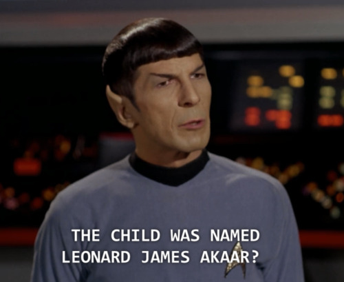 spockspeak:bless the original series 