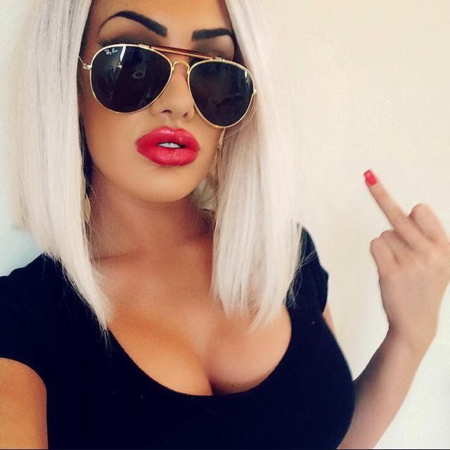 Blonde Thong Bitch