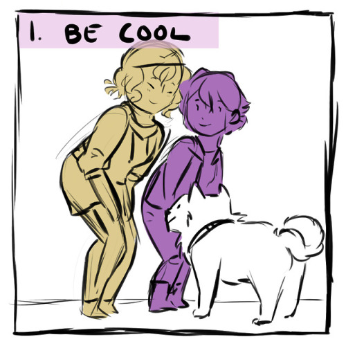 blueskittles-art: Diya and Min’s rules for meeting a dog based off this post!! 