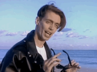 arewenotwomenwearediva:  evilnol6:  .Steve Buscemi as Nick in “Parting Glances” written and directed by Bill Sherwood his majesty the king  Buscemi as a queer is very important 