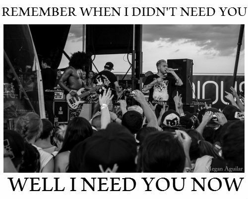 5weetsorrow:  alexxisstorm:  issues // disappear (remember when)  Sad/Bands/B&amp;W