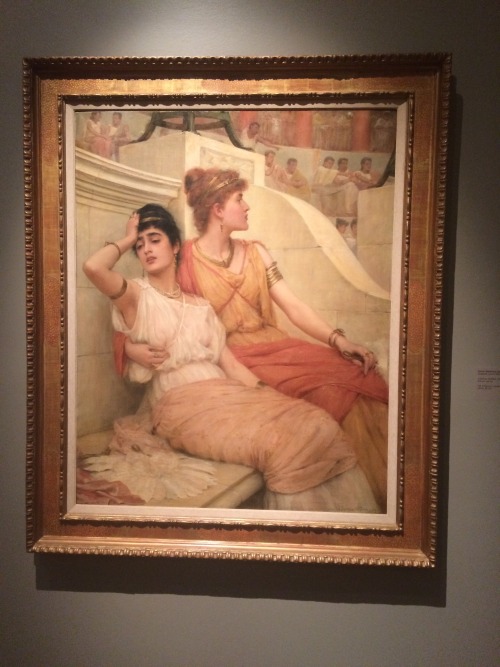 secretlesbians:this painting is called “A Roman Holiday” by Frank Markham Skipworth. it’s on display