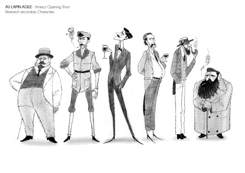 thibaultleclercq: Characters I did for the Annecy opening short. Here is the movie : vimeo.c