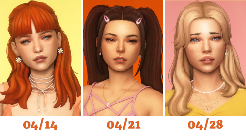 dogsill: these hairs are now available for early access on my patreon! the riley hair (left) will be