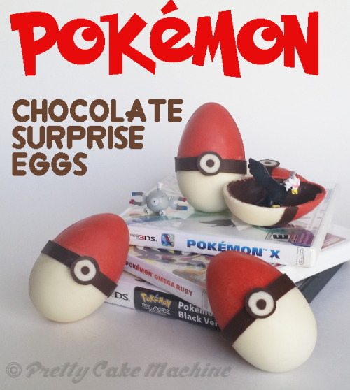 prettycakemachine: For Easter this year I made a tutorial for Pokémon Chocolate Surprise