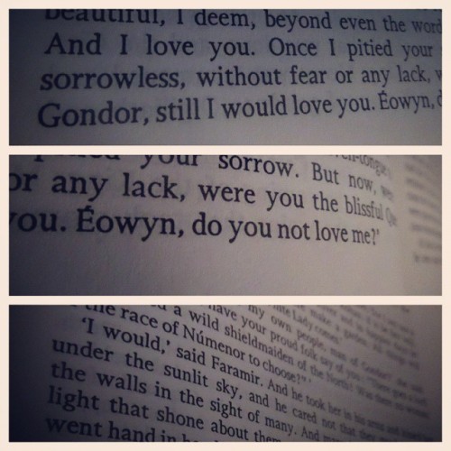 Eowyn &amp; Faramir forever, hahaha! ♡ #kilig #RotK #returnoftheking #lordoftherings #lotr #jrrtolki