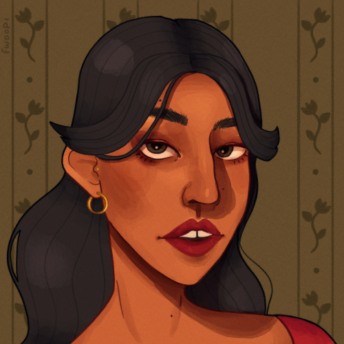 i drew the iconic ana renata from the ever lovely @marigolde ‘s private room :-)