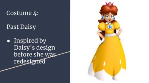 jigglymain: My costume ideas/wishes for Daisy costumes for Smash 5 (which god damn it she should be 