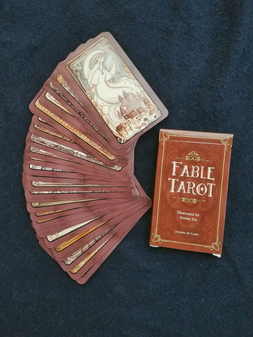 The Fable Tarot Cards and Book is now available on my online store! You can get there thru my websit