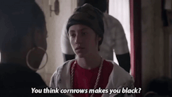 bellygangstaboo:  Why i love shameless, putting the ignorant white people in their place  