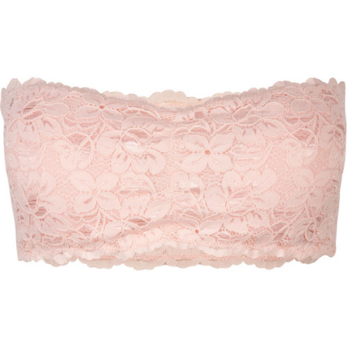 Padded Lace Bandeau ❤ liked on Polyvore