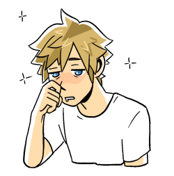 liverpops:  when roxas’s hair is unstyled