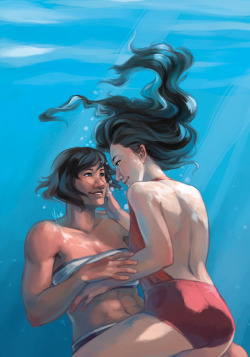 yinza:My full piece for @korrasamifanzine!