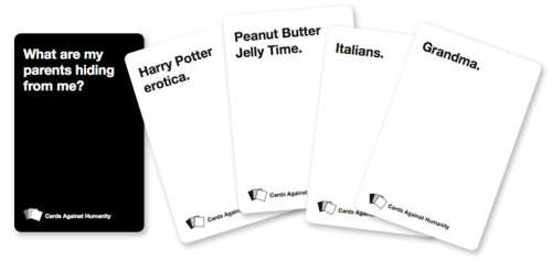 bickzy:  wish-upon-parallel-lines:  ezowolf:  almightylsama:  shaunofthebread:  max-of-wild-things:  neverloveawildling:  blua:  Unlike most of the party games you’ve played before, Cards Against Humanity is as despicable and awkward as you and your