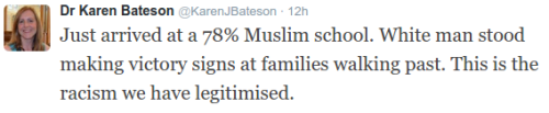 reverseracism:  hoodoodyke:  2goldensnitches:  vashtijoy:  Eighteen hours later. Hate gets its running shoes on.  Should we be surprised  Just yer good old fashioned nordicist, islamoracist, xenophobic, antiblack racism white brits have been distancing