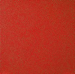 artsyloch:  Yayoi Kusama  | Infinity-nets (JAAAS)    executed 2009  acrylic on canvas    100.00 x 100.00 cm    