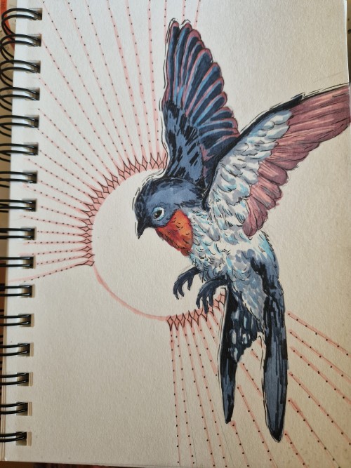 Bought New Markers Today And Desided To Cheat On My Current Sketchbook With A New One