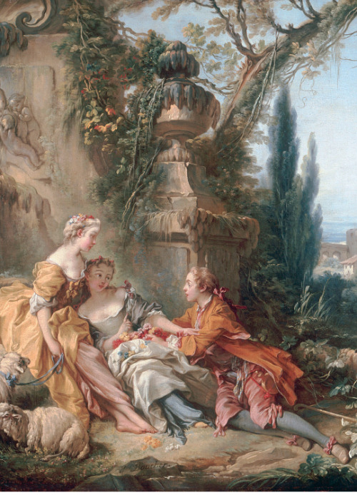 eggpuffs:The Charms of Country Life, François Boucher.