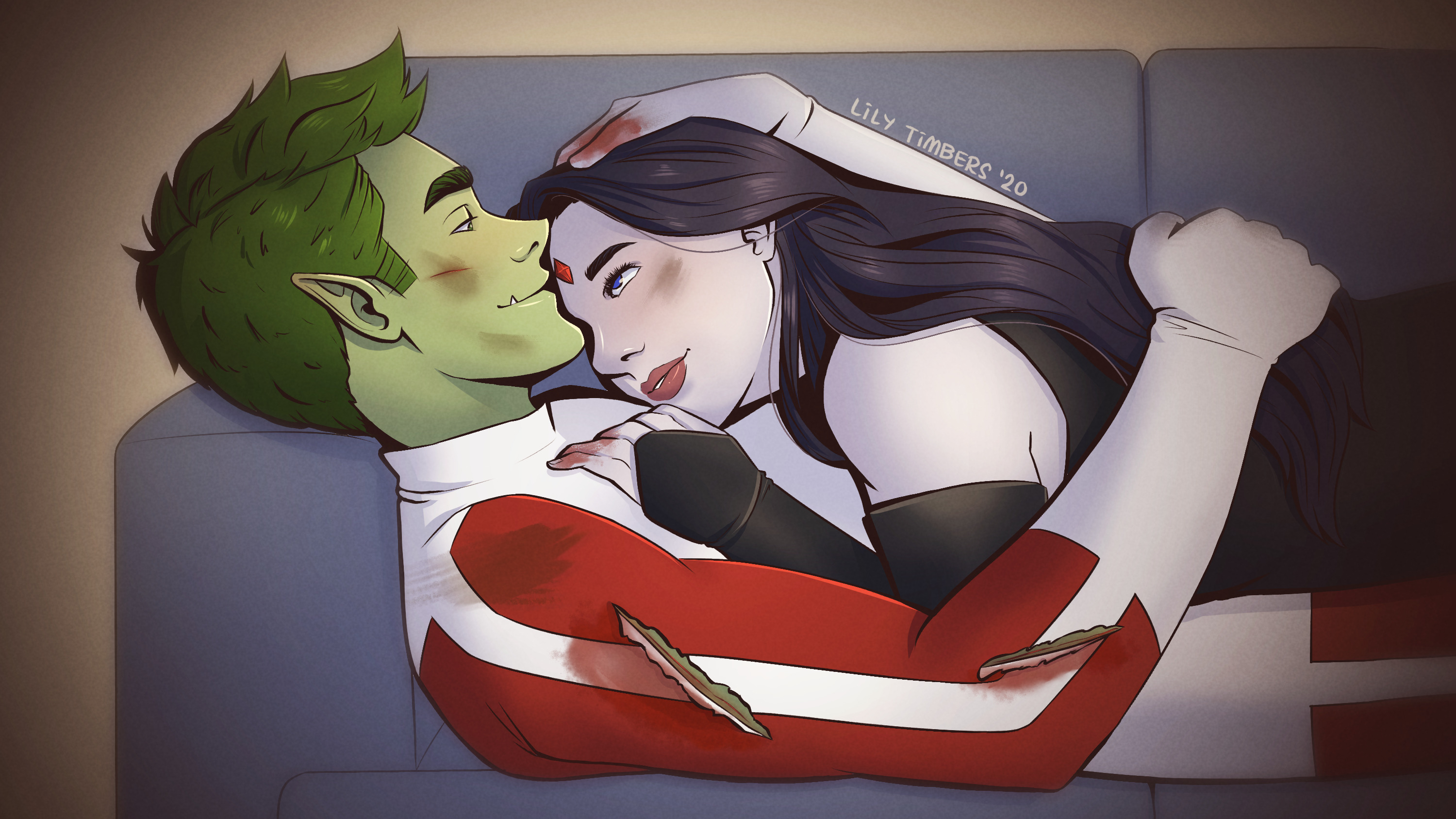 Raven And Beast Boy On Tumblr